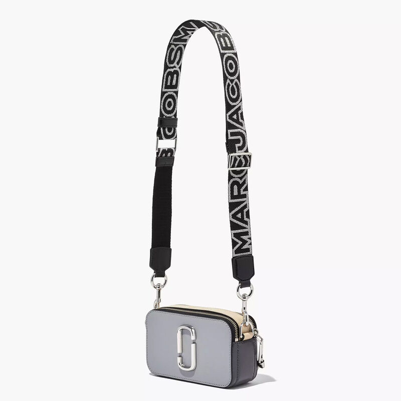 MARC JACOBS The Thin Outline Logo Webbing Strap image number 4